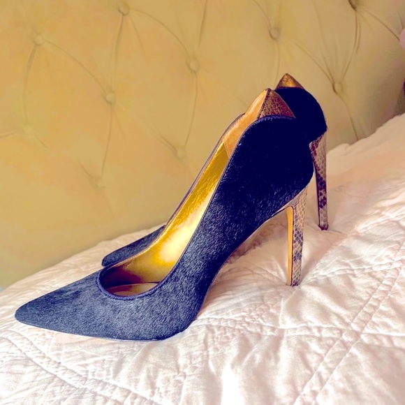 Sam Edelman Blue Dea Stilletos - Picture 3 of 8